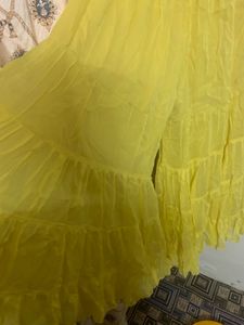 Yellow Embroidered Salwar Kameez