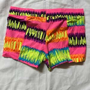 Vibrant Tie-Dye Athletic Shorts