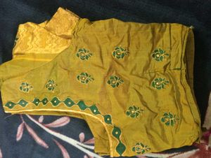 Aari work Silk Blouse