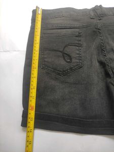 Dark Wash Denim Shorts