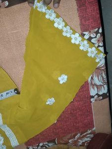 Mustard colour suit set