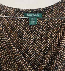 Ralph Lauren Snake pattern Wrap Dress