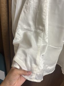 Elegant White Puff Sleeve Mini Dress