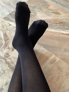 Classic Black Opaque socks
