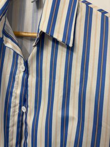 Classic Striped Button-Up Shirt