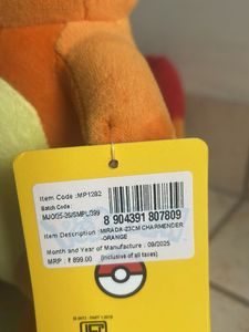 Pokemon Charmander Plush Toy