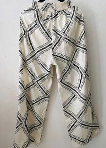 Boho Wide Leg Pants with Unique Print