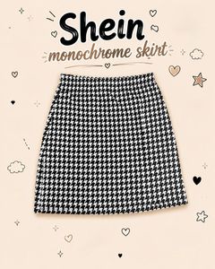 Shein Monochrome Skirt