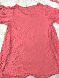 Girl’s Pretty Coral  Top
