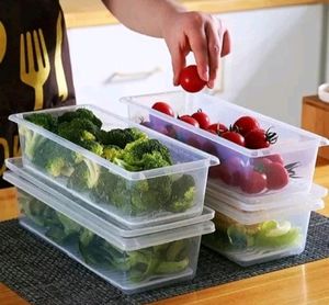 Fridge Storage Boxes Set Of Six (6)