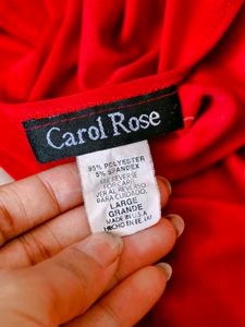 Beautiful Cowl Neck Red Blouse♥️