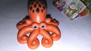 Cute Orange Octopus Toy