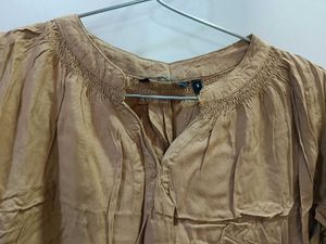 Zudio Tan Casual Top