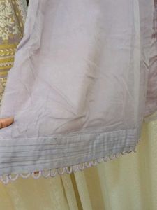 Lavender Kurta Set with Dupatta