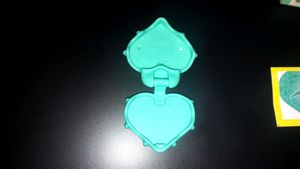 Heart Shaped Charms with Stickers