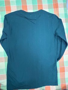 Men's Teal Long Sleeve T-Shirt