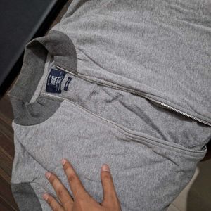 Basics Grey Zip-Up Jacket