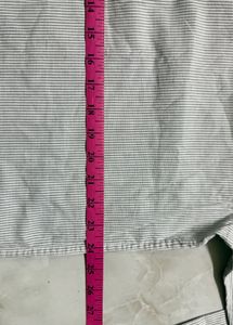 AMI Paris Striped Button-Up Shirt
