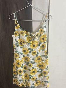 Sunflower Print Sundress