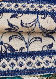Blue Floral Sofa Cover