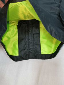 Black Hooded Lightweight Jacket