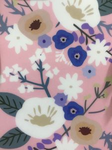 IPhone12ProMax Floral Print Pink Phone Cover
