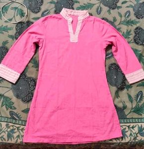 Pink Cotton Kurta