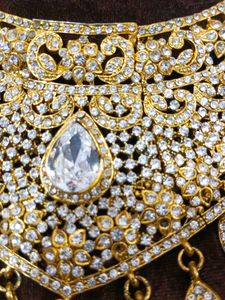 Bridal Elegance: Classy American Diamond Set