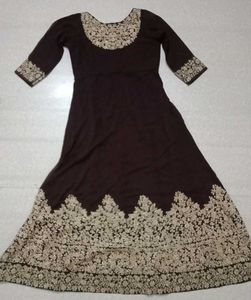 Embroidered Anarkali Dress