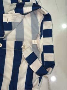 Striped Button-Up Maxi Dress