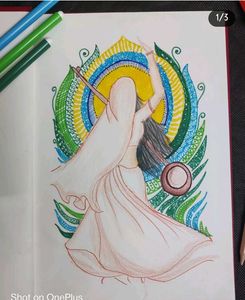 Meera Bai Drawing Print