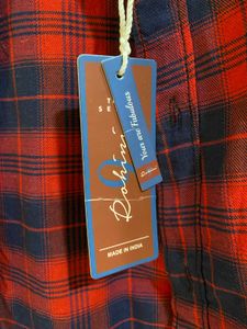 Men's Classic Red &amp; Blue Plaid Casual Shirt