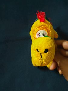 Vintage Yellow Camel Plush Toy