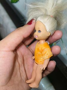 Cute Doll with Blonde Hair