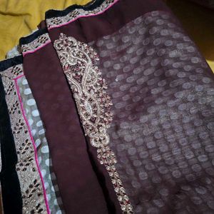 Embellished saree