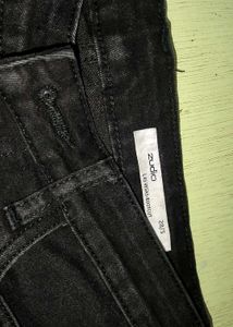 Zudio Black Flared Jeans