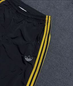 Adidas Unisex Track Pants Black/Yellow