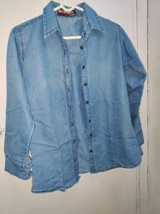 Blue Denim Shirt