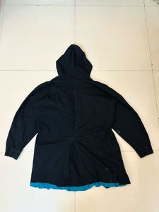 Black Hooded Puffer long Jacket 🇺🇸