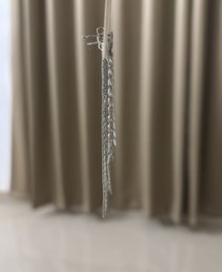 Elegant Leaf Tassel Drop Earrings
