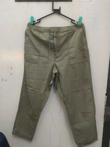 Olive Green Cargo Joggers