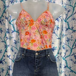 Vintage Zara Floral Print Camisole Top