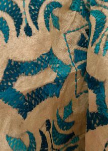 sea green fulkari dupatta
