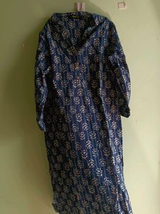 Stylish Blue Printed Kurta