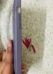 Purple iPhone 12 Case with Gold Trim