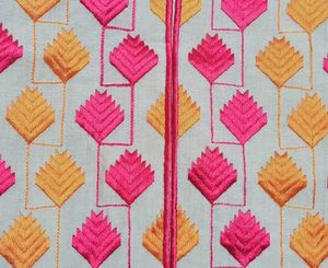 Embroidered khadi cotton Kurta...