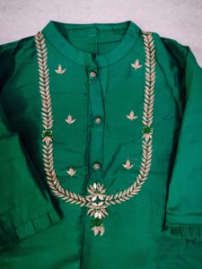Elegant Emerald Green Kurta