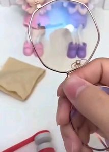 Portable Double-Sided Spectacle Lens Cleaner