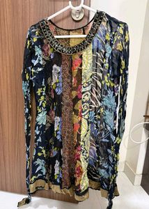 Bohemian Embellished Floral Kurta