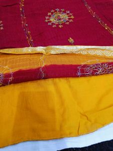 🇳🇿💫🎀 Y2K vintage Elegant Embroidered Red Saree